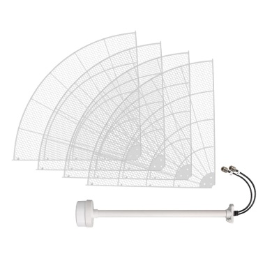 Kroks KNA27-1700/4200P MIMO N разъем параболическая антенна