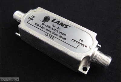 Усилитель ПЧ Lans SA-20, спутниковый